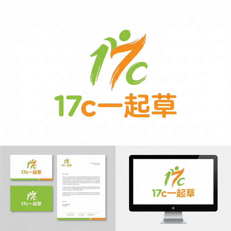 17c一起草传媒Logo