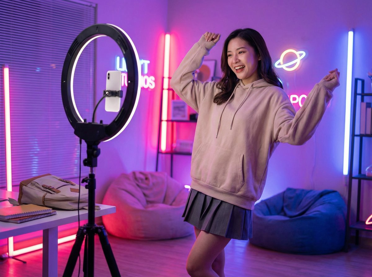 17c一起草TikTok风格舞蹈